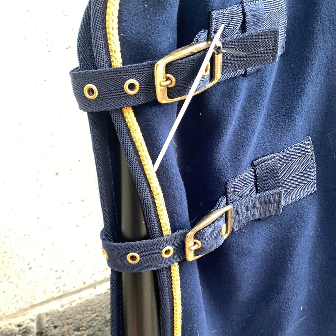 6’6” Navy Fleece with Gold Braid