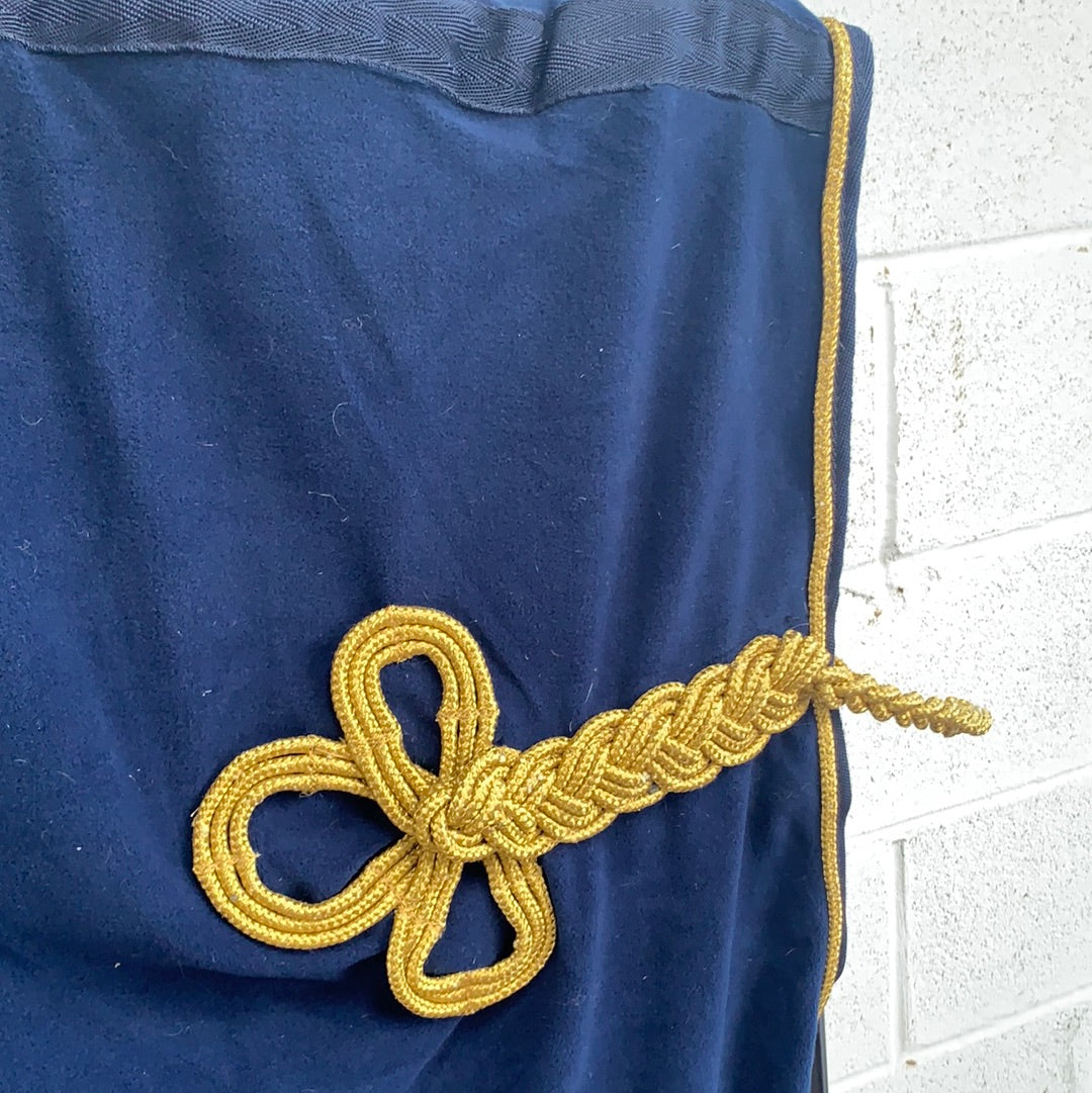 6’6” Navy Fleece with Gold Braid